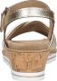 Sub55 Comfort Collection Klara 02 Sandalen Plat Goudkleur - Thumbnail 3
