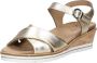 Sub55 Comfort Collection Klara 02 Sandalen Plat Goudkleur - Thumbnail 4
