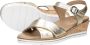Sub55 Comfort Collection Klara 02 Sandalen Plat Goudkleur - Thumbnail 7