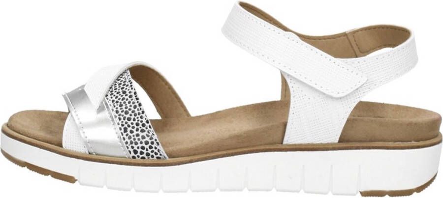 Sub55 Comfort Collection Romi 22 Sandalen Plat wit - Foto 4