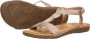 Sub55 Comfortabel Sandalen Plat Champagne - Thumbnail 6