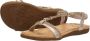 Sub55 Comfortabel Sandalen Plat goudkleur - Thumbnail 6