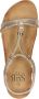 Sub55 Comfortabel Sandalen Plat goudkleur - Thumbnail 7
