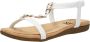 Sub55 Comfortabel Sandalen Plat wit - Thumbnail 7
