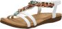 Sub55 Comfortabel Sandalen Plat wit - Thumbnail 13