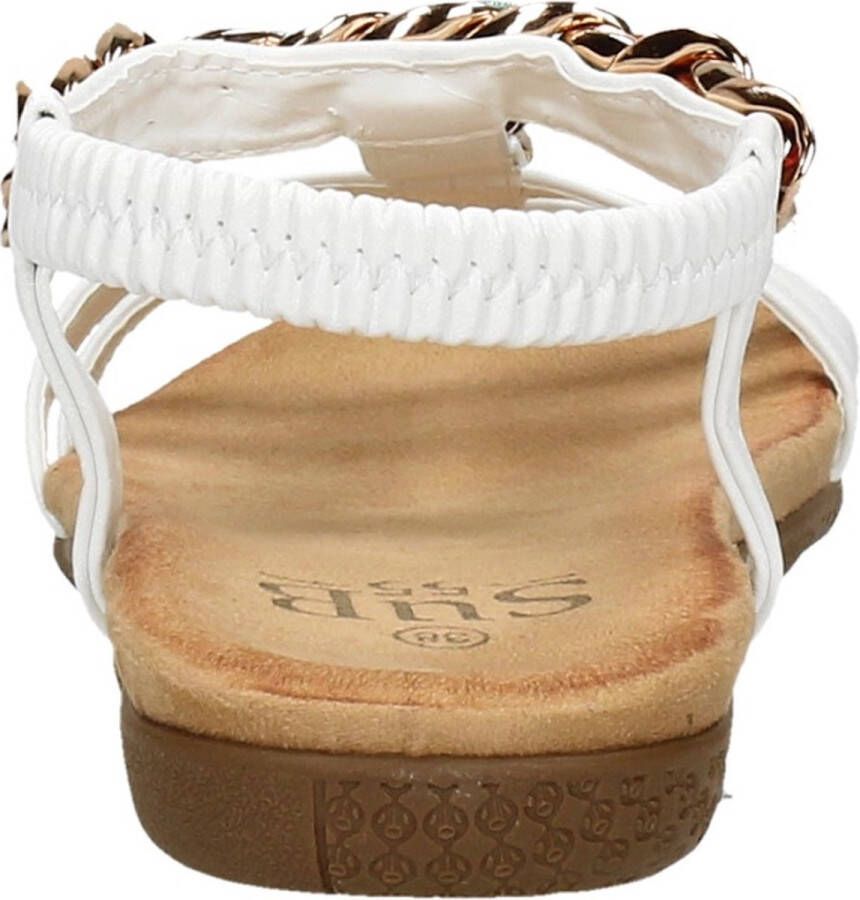 Sub55 Comfortabel Sandalen Plat wit - Foto 3
