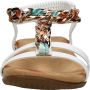 Sub55 Comfortabel Sandalen Plat wit - Thumbnail 6