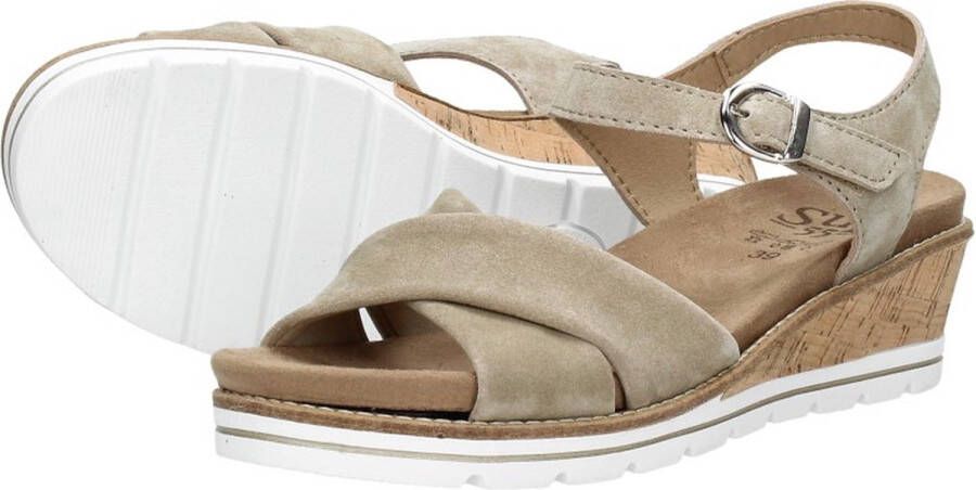 Sub55 Klara 02 Sandalen Plat beige