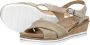 SUB55 Comfort Collection Klara 02 Sandalen Plat beige - Thumbnail 6