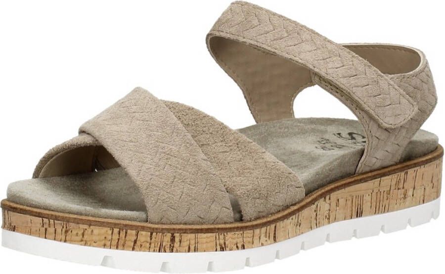 Sub55 Mia 01 Sandalen Plat beige