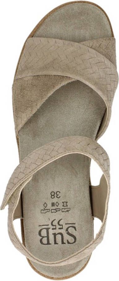 Sub55 Mia 01 Sandalen Plat beige