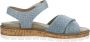 Sub55 Mia 01 Sandalen Plat licht blauw - Thumbnail 6