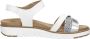 Sub55 Comfort Collection Romi 22 Sandalen Plat Wit - Thumbnail 8
