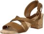 Sub55 Sandalen Hak Sandalen Hak cognac - Thumbnail 2