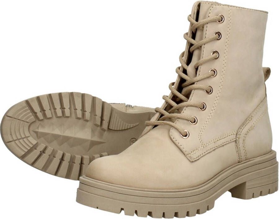 Sub55 Veterschoen hoog Veterschoen hoog Beige