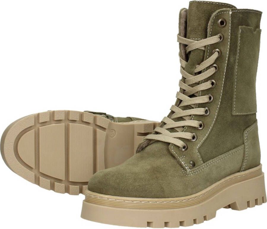 Sub55 Veterschoen hoog Veterschoen hoog Groen