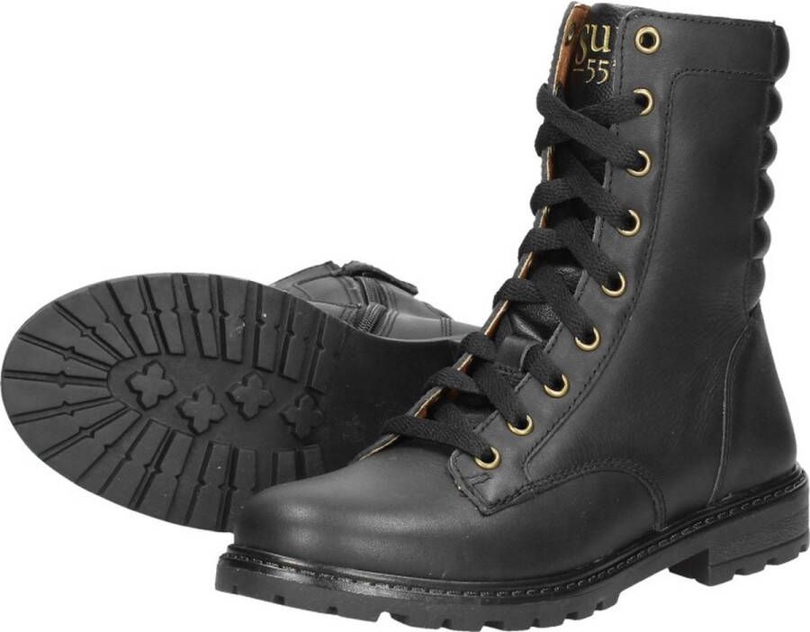 Sub55 Veterschoen hoog Veterschoen hoog Zwart