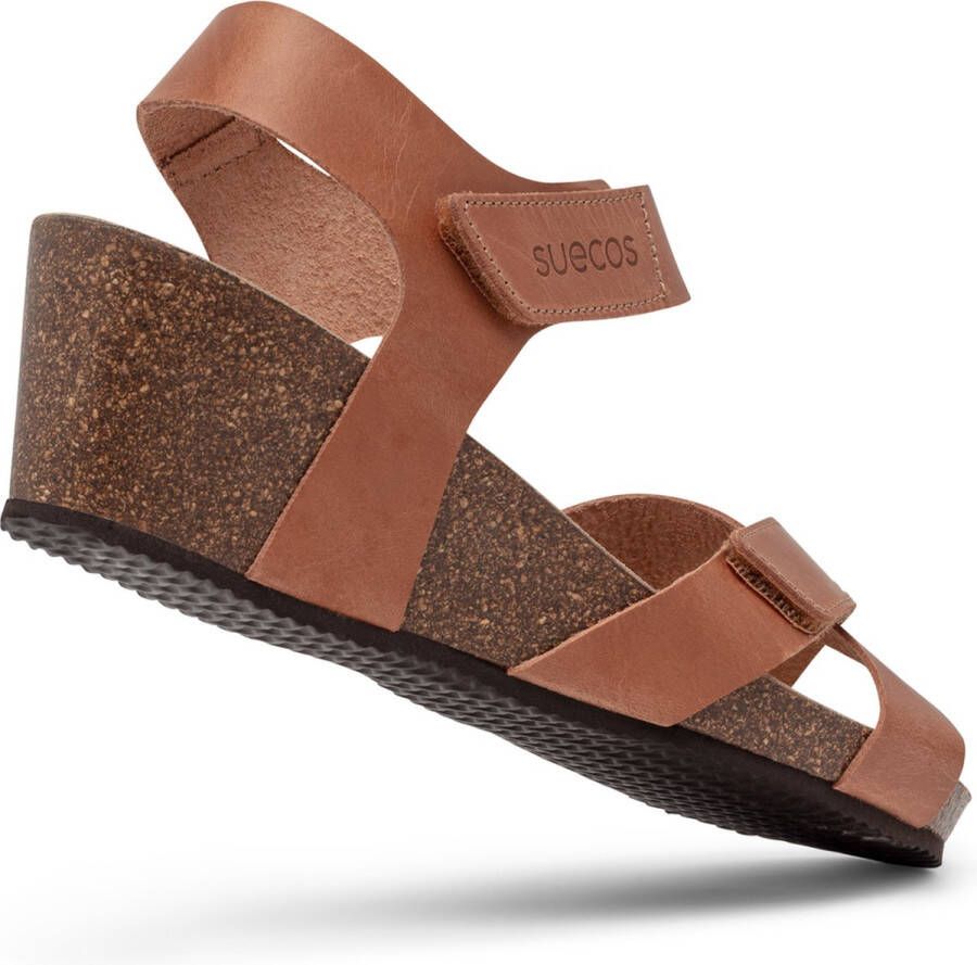Suecos sandalen Idun Cognac