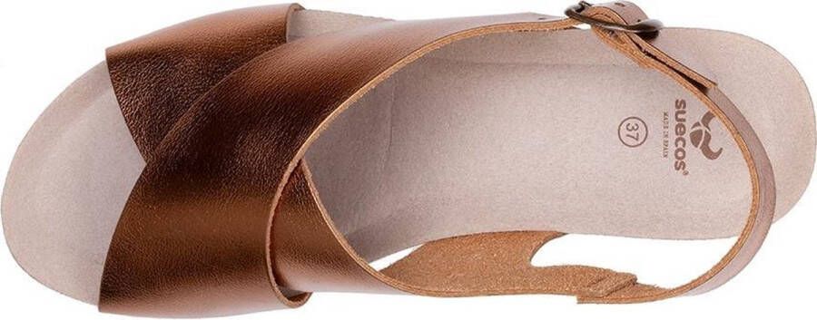 Suecos Ros sandalen dames brons comfortabel schokabsoberend antibacterieel flexibele zool - Foto 3