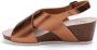 Suecos Ros sandalen dames brons comfortabel schokabsoberend antibacterieel flexibele zool - Thumbnail 5