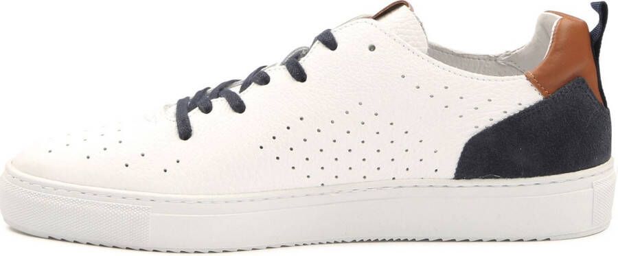 Suitable Grain Sneaker Wit Leer 100 Heren