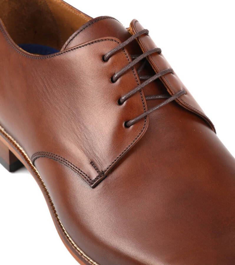 Suitable Leren Herenschoen Donkercognac Heren Nette schoen