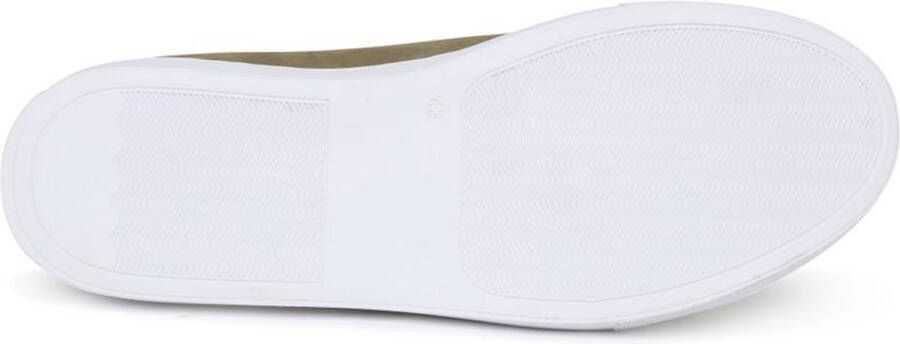 Suitable Nubuck Seron Sneaker Groen Heren Sneakers