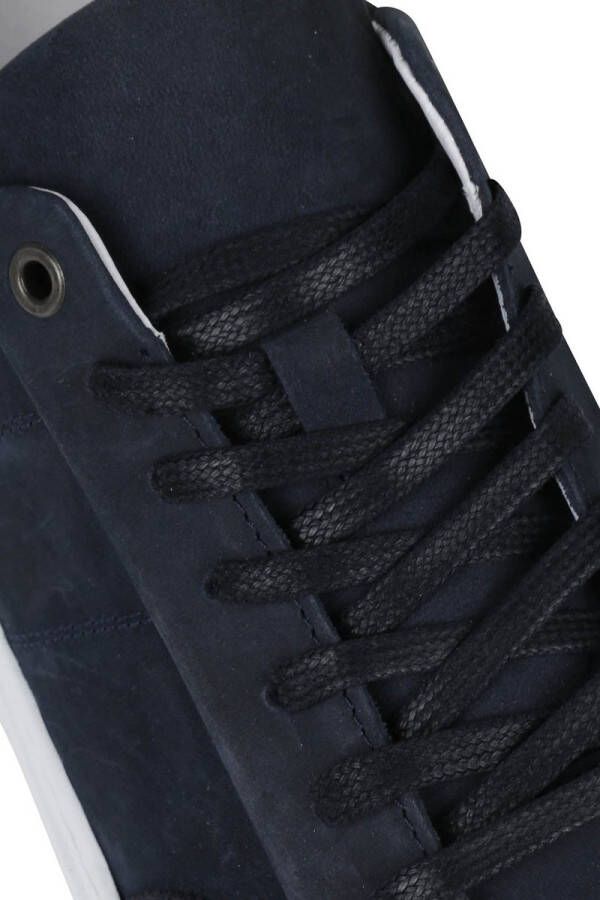 Suitable Nubuck Skave Sneaker Donkerblauw Heren Sneakers