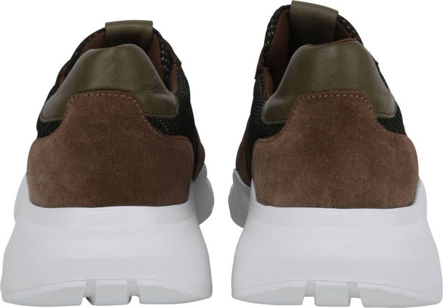 Suitable Sneaker Donkergroen Heren Sneakers