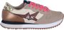 Sun 68 Sun68 Star girl Glitter dames sneaker Beige - Thumbnail 9