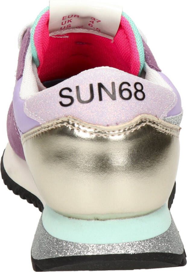 Sun 68 Sun68 Star girl Glitter dames sneaker Lila