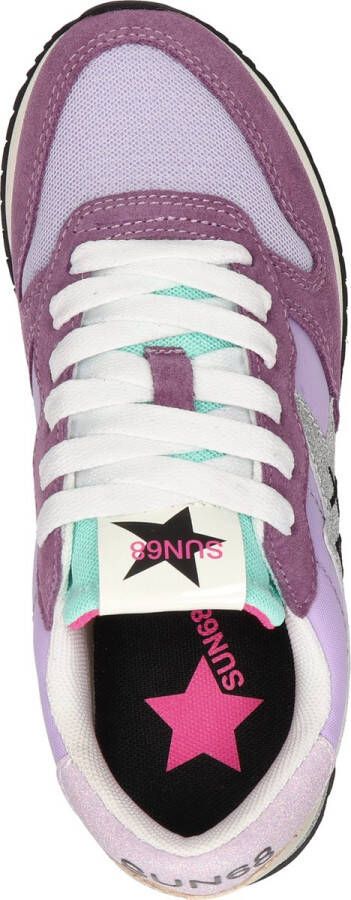 Sun 68 Sun68 Star girl Glitter dames sneaker Lila