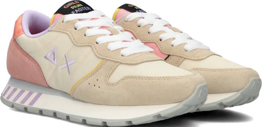 Sun68 Ally Candy Cane Lage sneakers Dames Beige