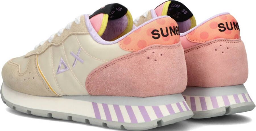 Sun68 Ally Candy Cane Lage sneakers Dames Beige