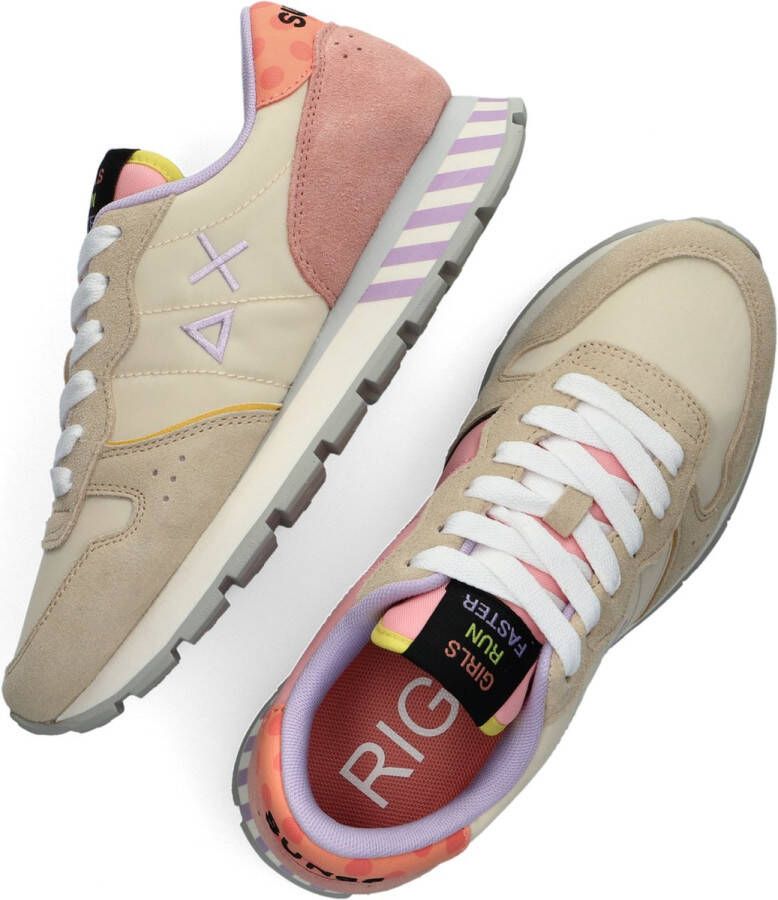 Sun68 Ally Candy Cane Lage sneakers Dames Beige
