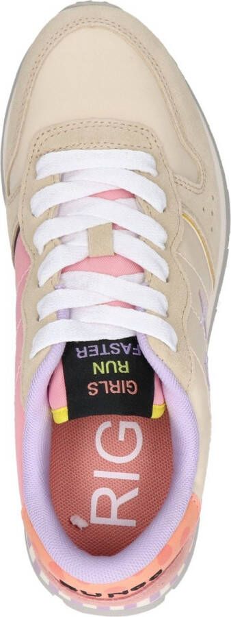 Sun68 Ally Candy Cane Lage sneakers Dames Beige