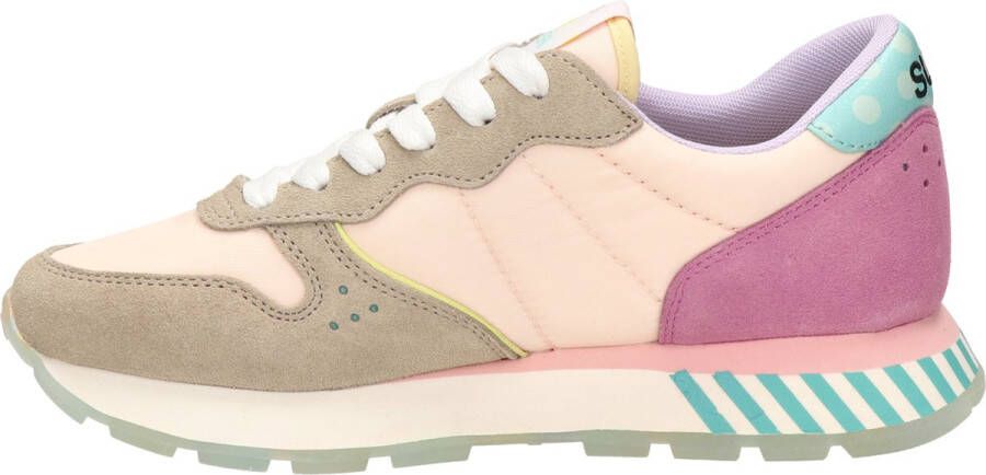 Sun68 Ally Candy Cane Lage sneakers Dames Wit