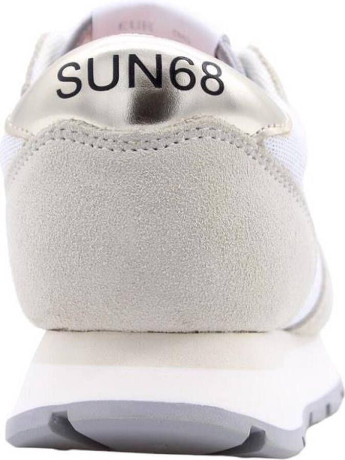 Sun68 Ally Glitter Lage sneakers Dames Wit