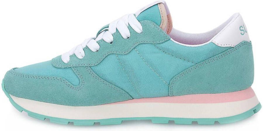 Sun68 Ally Solid Nylon Lage sneakers Dames Blauw