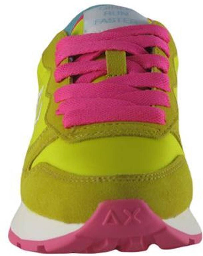 Sun68 Ally Solid Nylon Lage sneakers Dames Geel