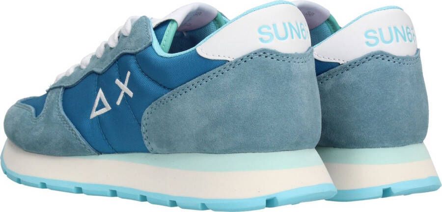 Sun68 Ally Solid Nylon Sneaker Vrouwen Blauw