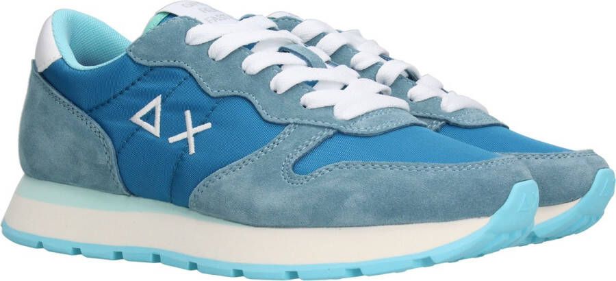 Sun68 Ally Solid Nylon Sneaker Vrouwen Blauw