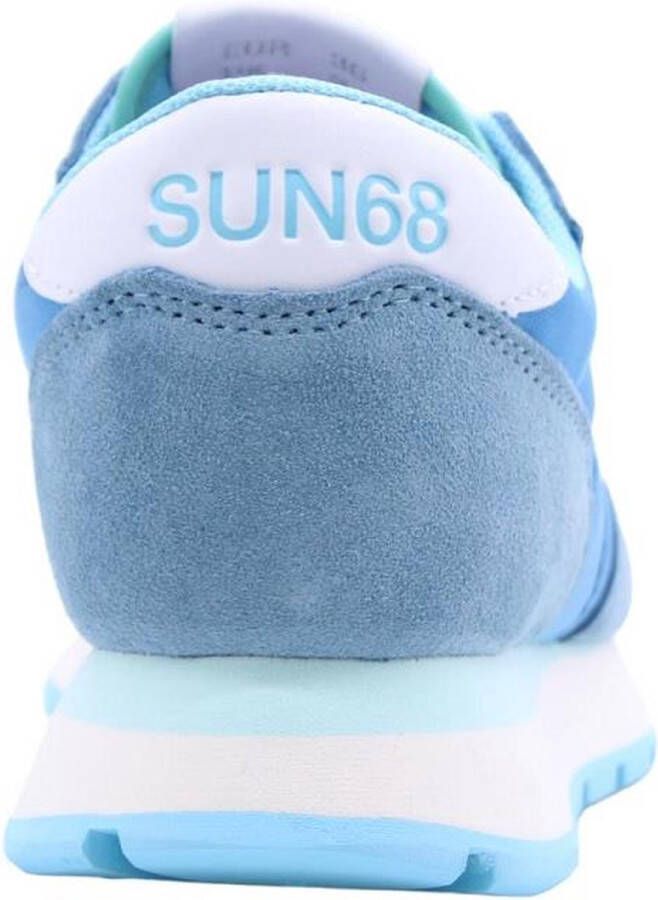 Sun68 Ally Solid Nylon Sneaker Vrouwen Blauw