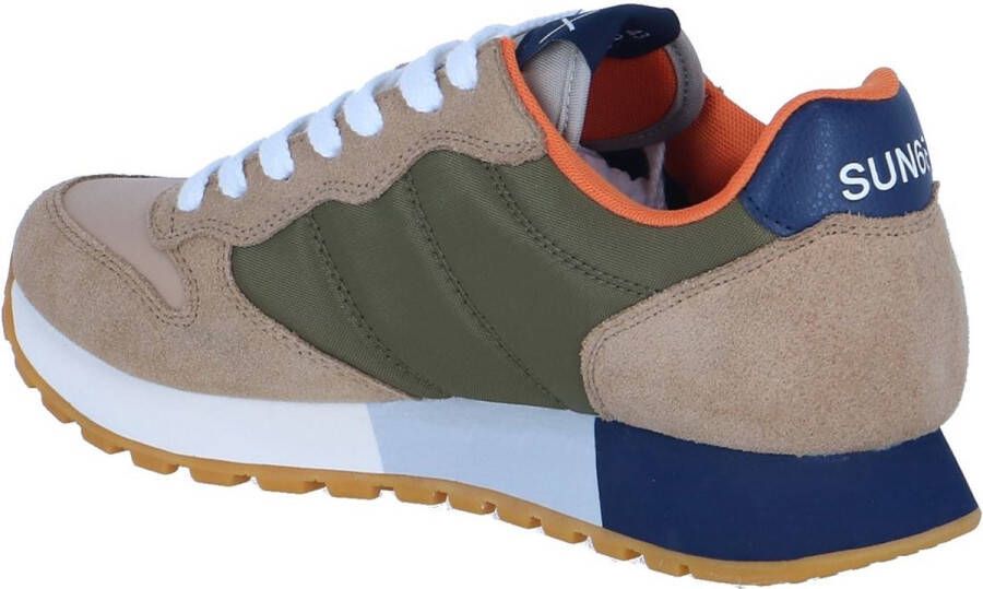 Sun68 Beige Sneakers Jaki Tricolors