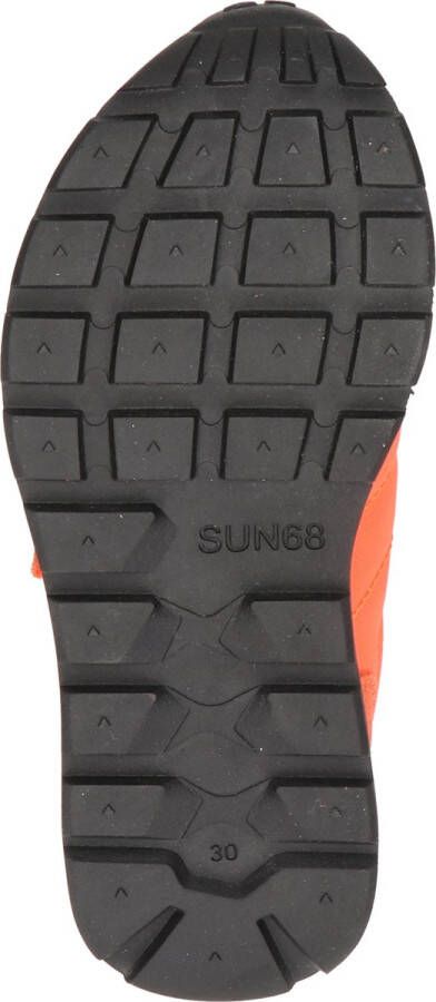 Sun68 Boys Tom Solid Lage sneakers Jongens Oranje