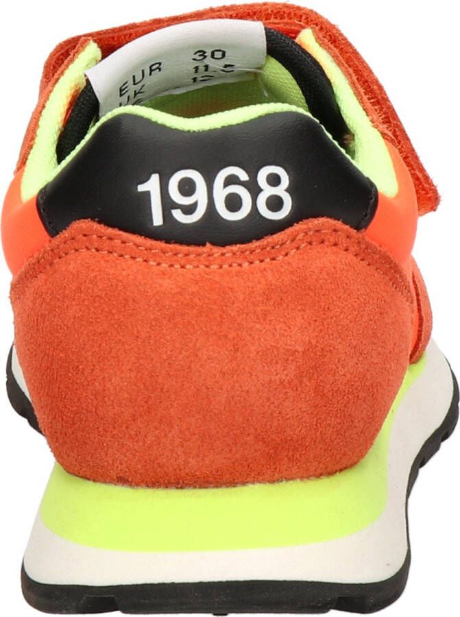 Sun68 Boys Tom Solid Lage sneakers Jongens Oranje