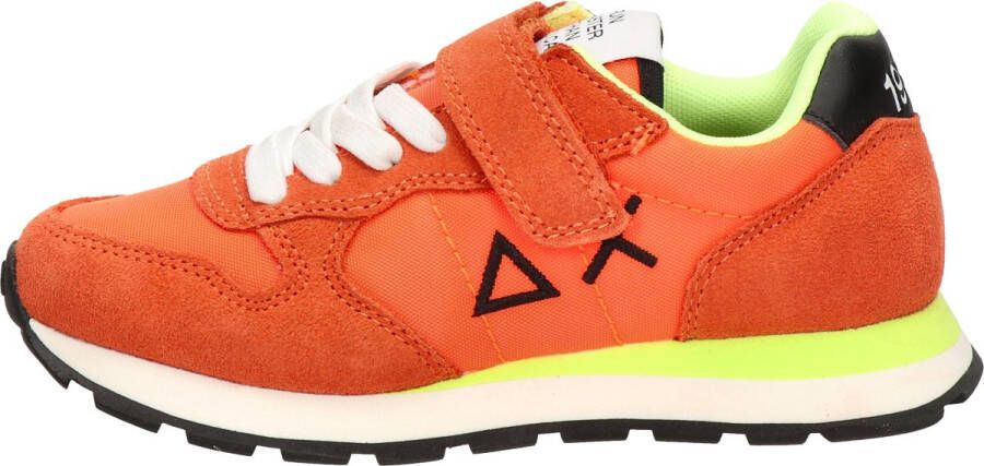 Sun68 Boys Tom Solid Lage sneakers Jongens Oranje