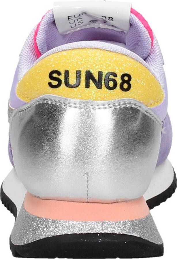 Sun68 Dames Sneakers Stargirl Glitter Logo Lila