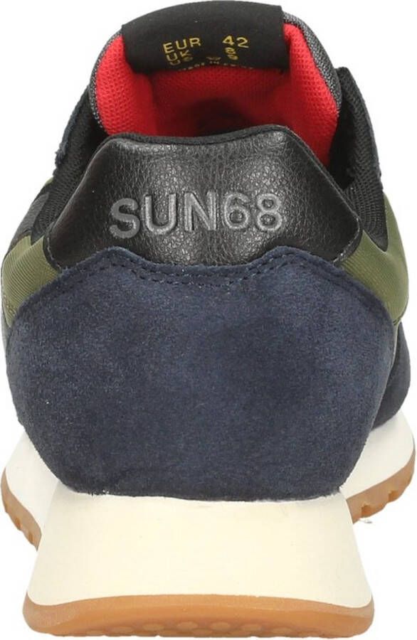 Sun68 Groene Sneakers Jaki Bicolor