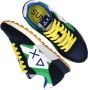 Sun68 Jaki Tricolors Sneaker Mannen Groen blauw - Thumbnail 6